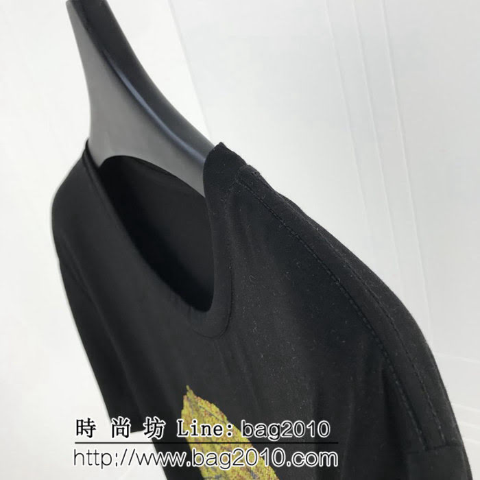 pp 19ss早春 燙鑽短袖 大幅度進口奧鑽燙鑽工藝 定制絲光棉 工藝細節完美 ydi2549